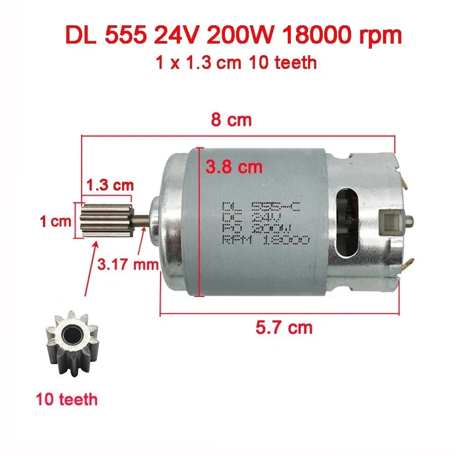 24V High-Speed Powerful Motors for Children's Electric Toy Car - Image 12