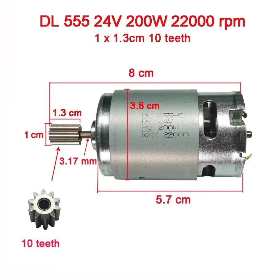24V High-Speed Powerful Motors for Children's Electric Toy Car - Image 13