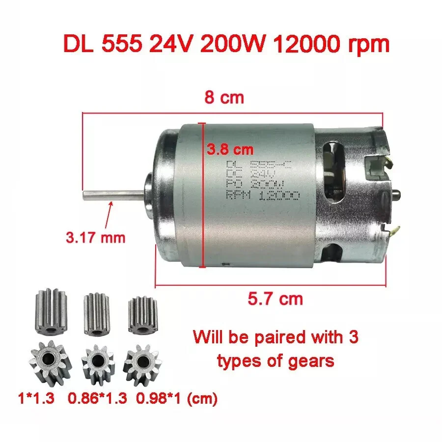 24V High-Speed Powerful Motors for Children's Electric Toy Car - Image 17
