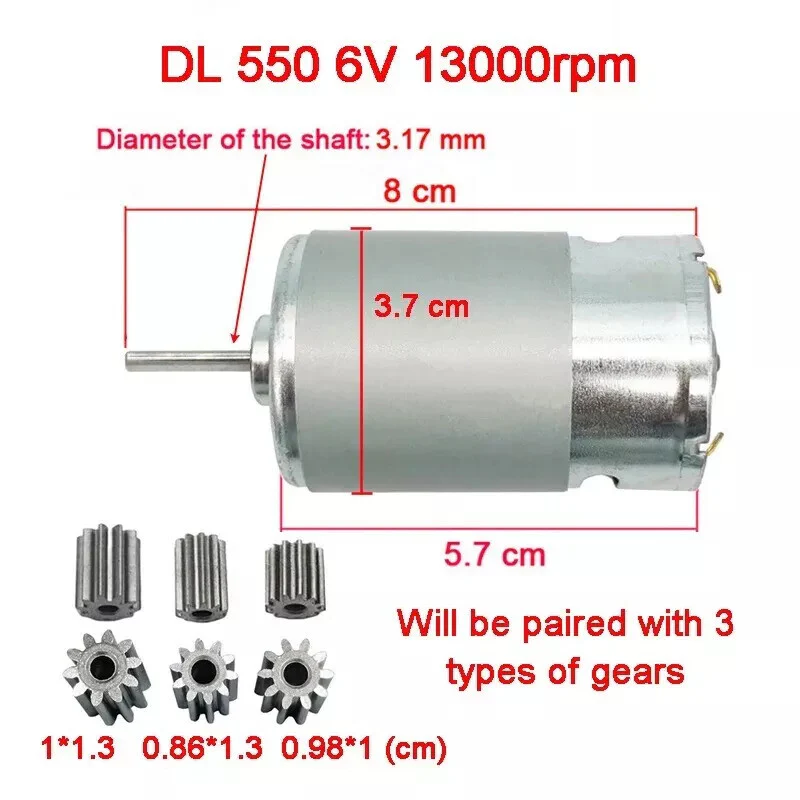 24V High-Speed Powerful Motors for Children's Electric Toy Car - Image 25