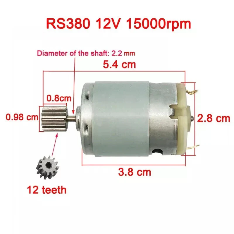 24V High-Speed Powerful Motors for Children's Electric Toy Car - Image 26