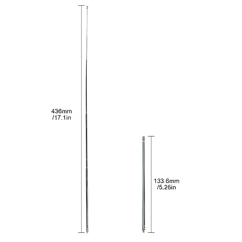 Set of 5 Telescopic 4-Section Antennas for Remote Control Toys - Image 4