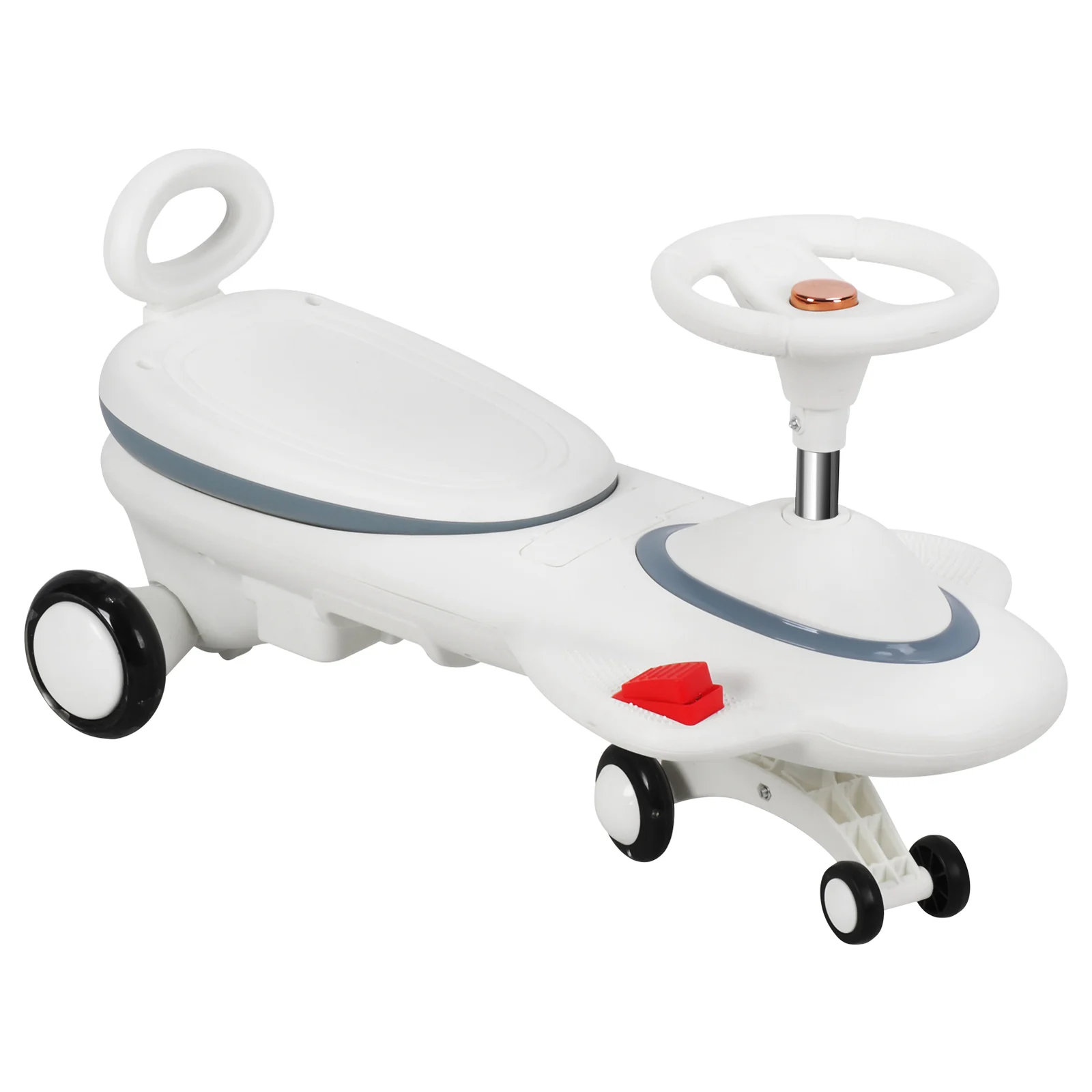6.7V Electric Wiggle Car with Pedal 2-in-1 Light and Music for Ages 1-6 - Image 2