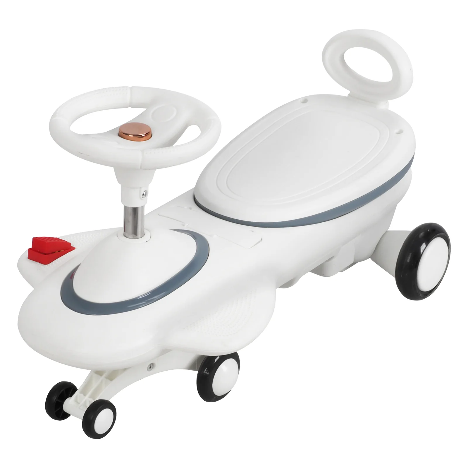 6.7V Electric Wiggle Car with Pedal 2-in-1 Light and Music for Ages 1-6 - Image 6