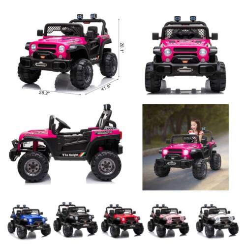 6 Colors Kids Ride-On Truck with Remote Control - Battery Powered Electric Car for Gifting - Image 2
