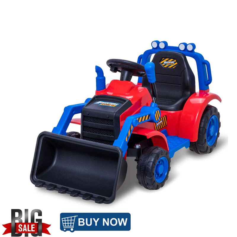 6V Electric Front Loader Ride-On Truck for Toddlers Indoor and Outdoor Play - Image 2