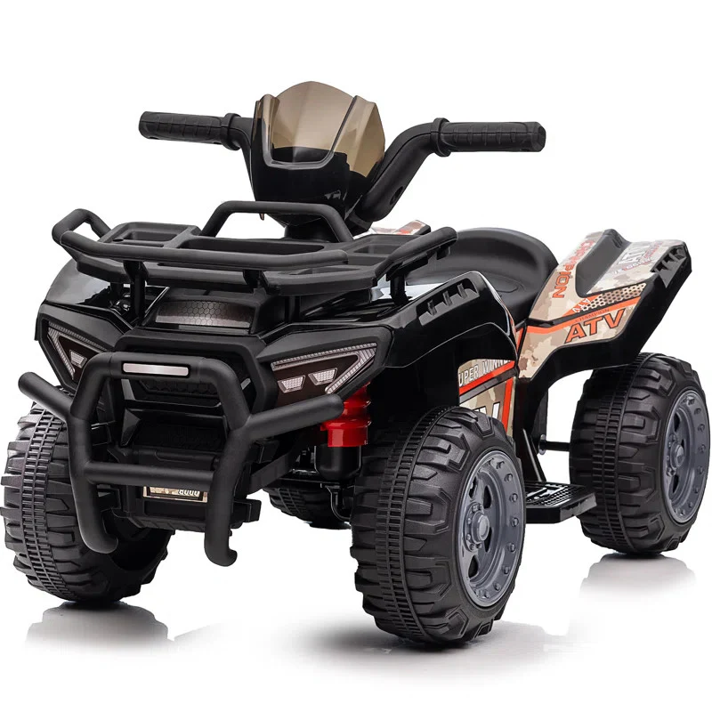 6V Single-Seater All-Terrain Push and Pull Ride-On Vehicle - Image 9