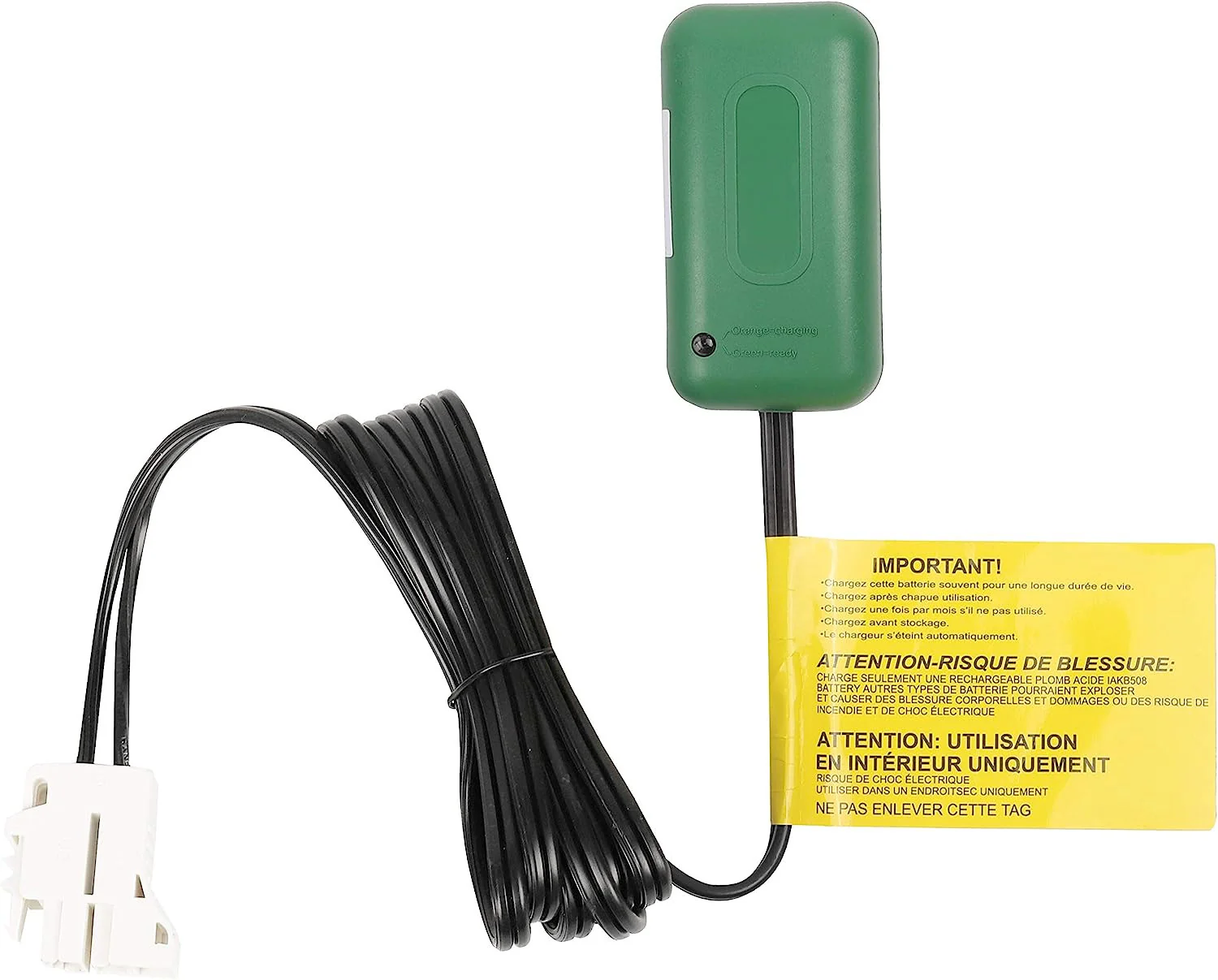 6 Volt Battery Charger for Peg Perego Little Tractor and Trailer Model IGED1112 - Image 3