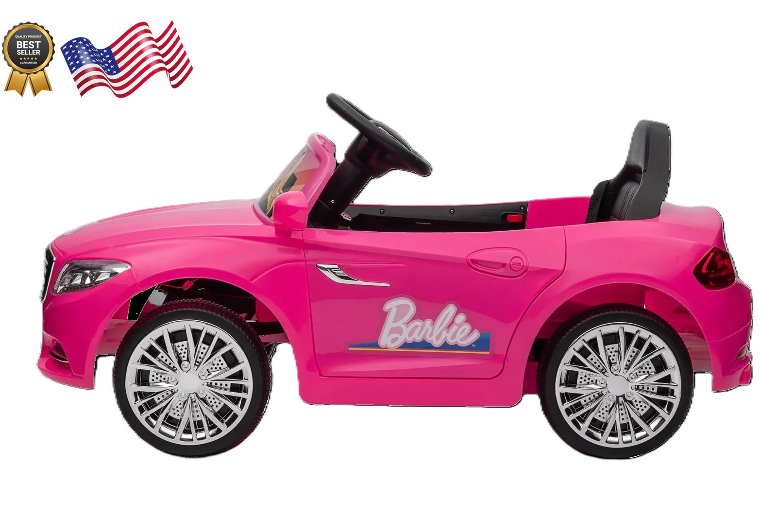 6 Volt Battery-Powered Convertible Ride-On Car for Kids and Toddlers Age 3+ - Image 6