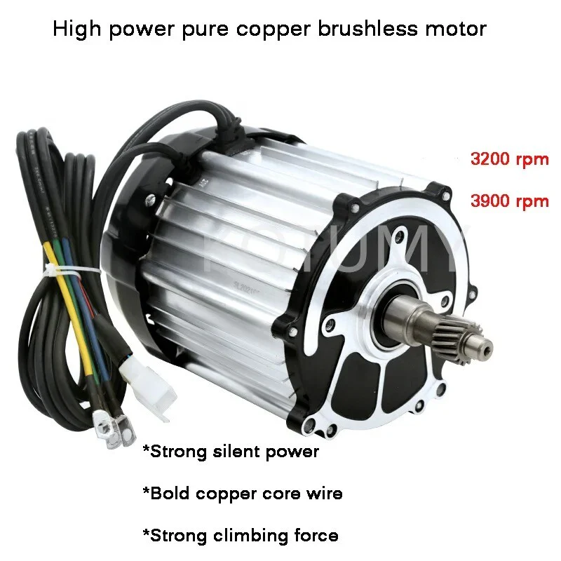 60V 1500W Electric Tricycle with High-Speed Brushless Differential Motor and 5-Hole Design - Image 2