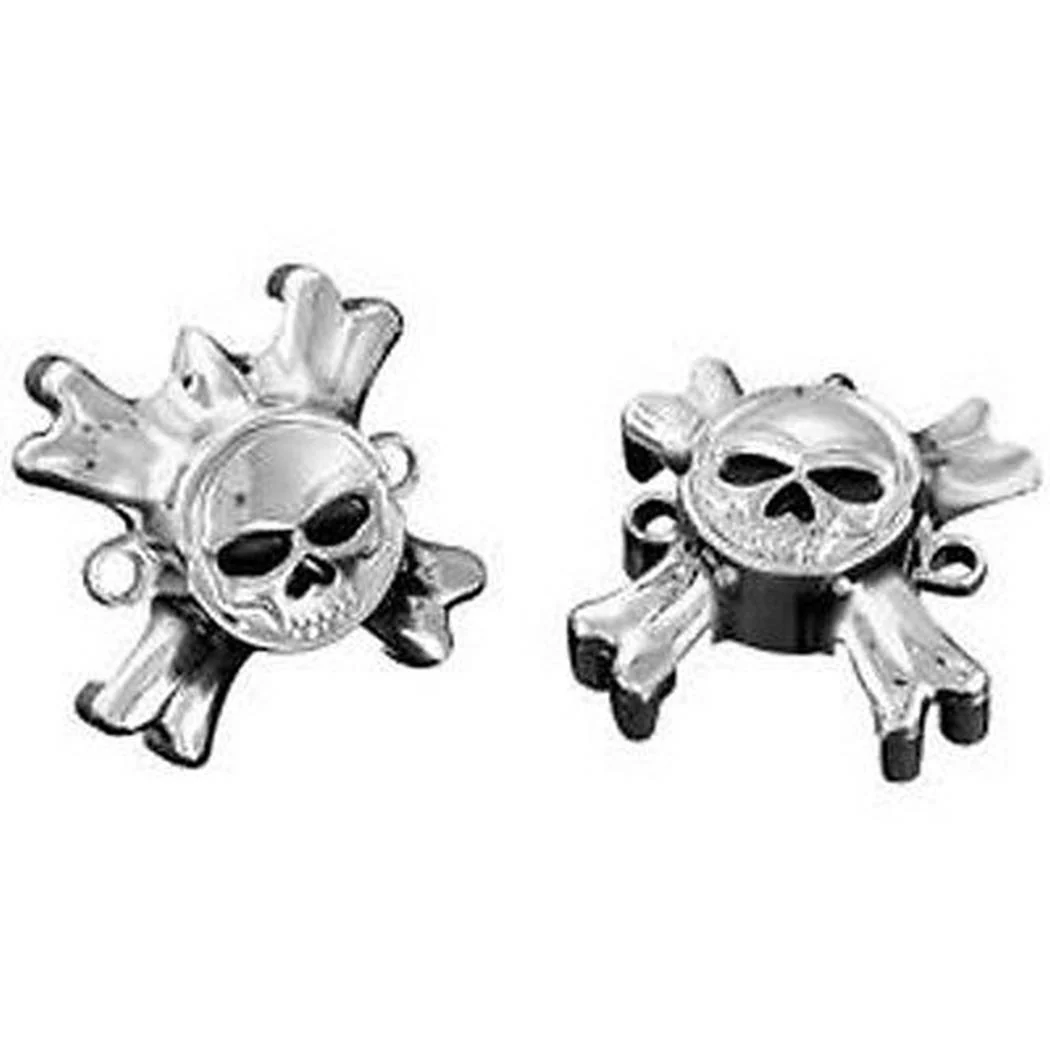 Motorcycle Handlebar Replacement Grip End Cap with Zombie Skull Hand Design - Image 3