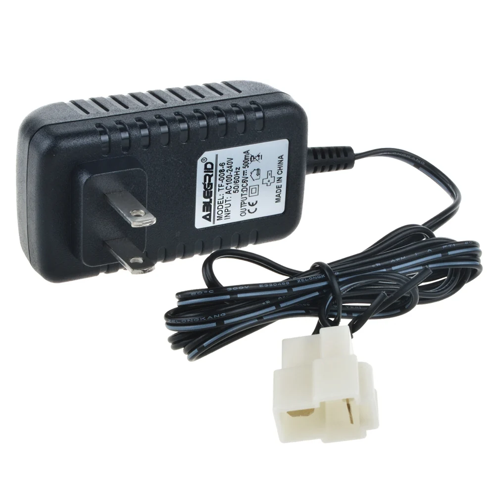 6V 0.5A Charger Adapter for Kid Trax Avigo 6-Volt Wildfire Quad Battery - Image 2