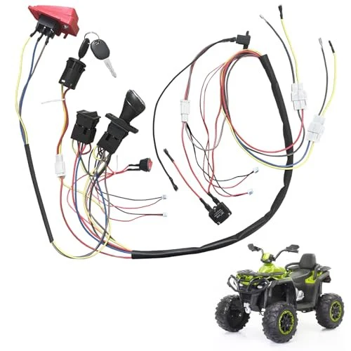 6V, 12V, 24V Electric Conversion Wire Harness Kit for Children's Ride-On Vehicles - Image 2