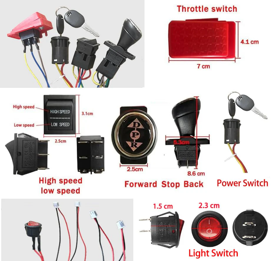 DIY Electric Conversion Kit for Kids' Ride-On Toy Cars - 6V, 12V, 24V - Image 3