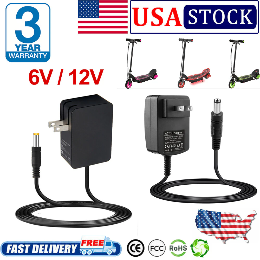 6V and 12V Battery Charger for Kids Powered Ride-On Car Kid Trax - Image 12