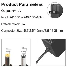 6V/12V AC Power Adapter Charger for Kids Electric Toy Cars, Motorcycles, and Scooters Battery - Image 3