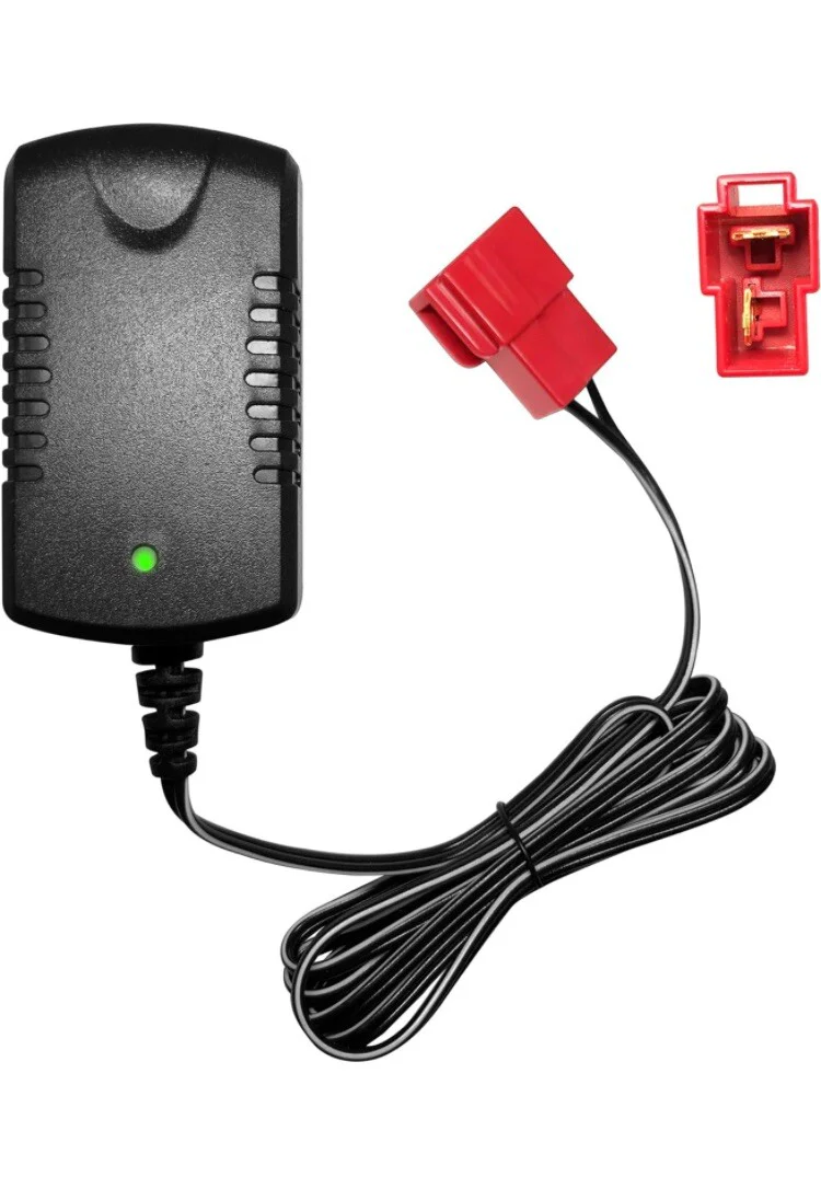 6V 1A Red Square Plug Battery Charger for Kid Trax Toys with Type B Connector Compatible with BMW X6 - Image 9