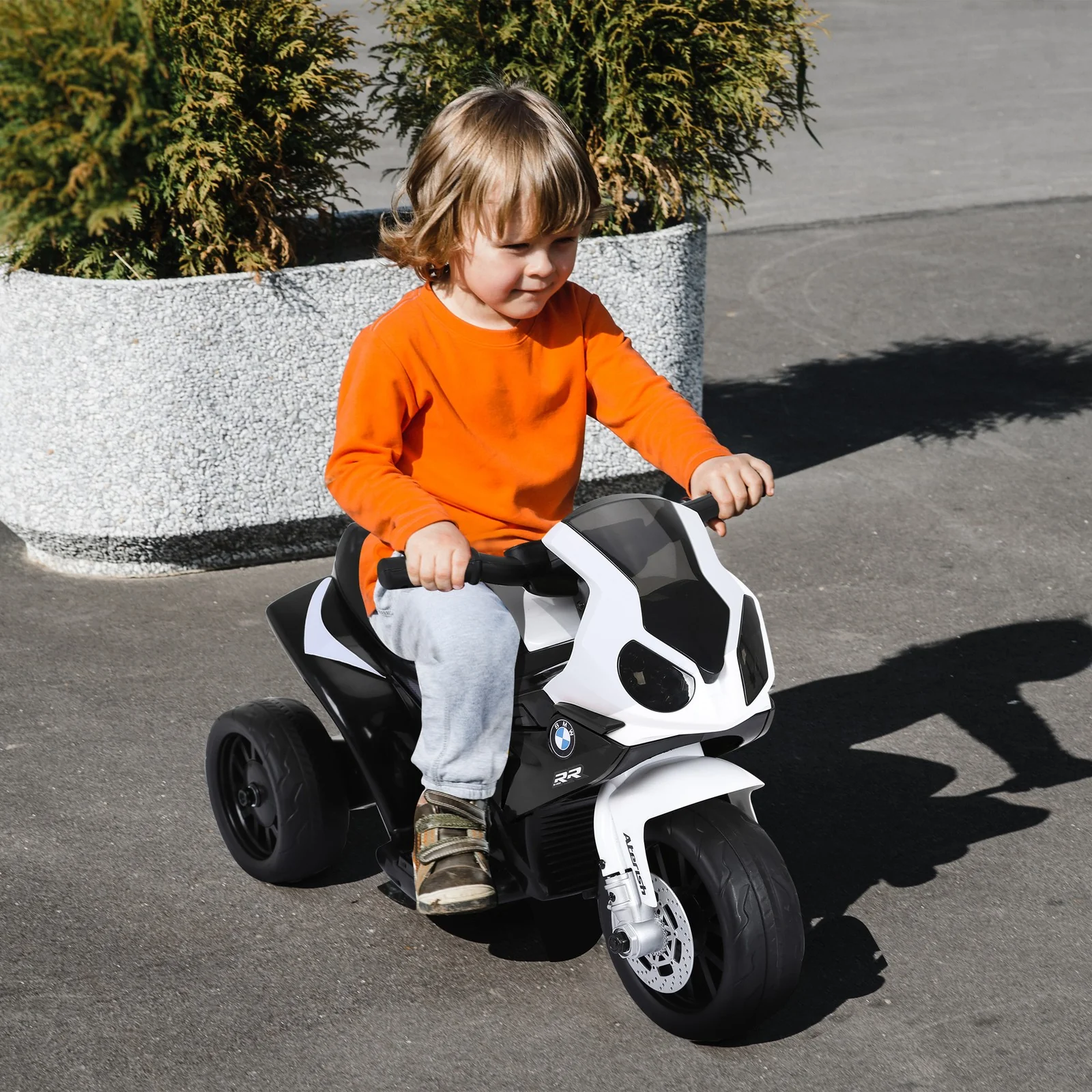 3-Wheel Electric Motorcycle for Kids with Headlight and Music - Image 2