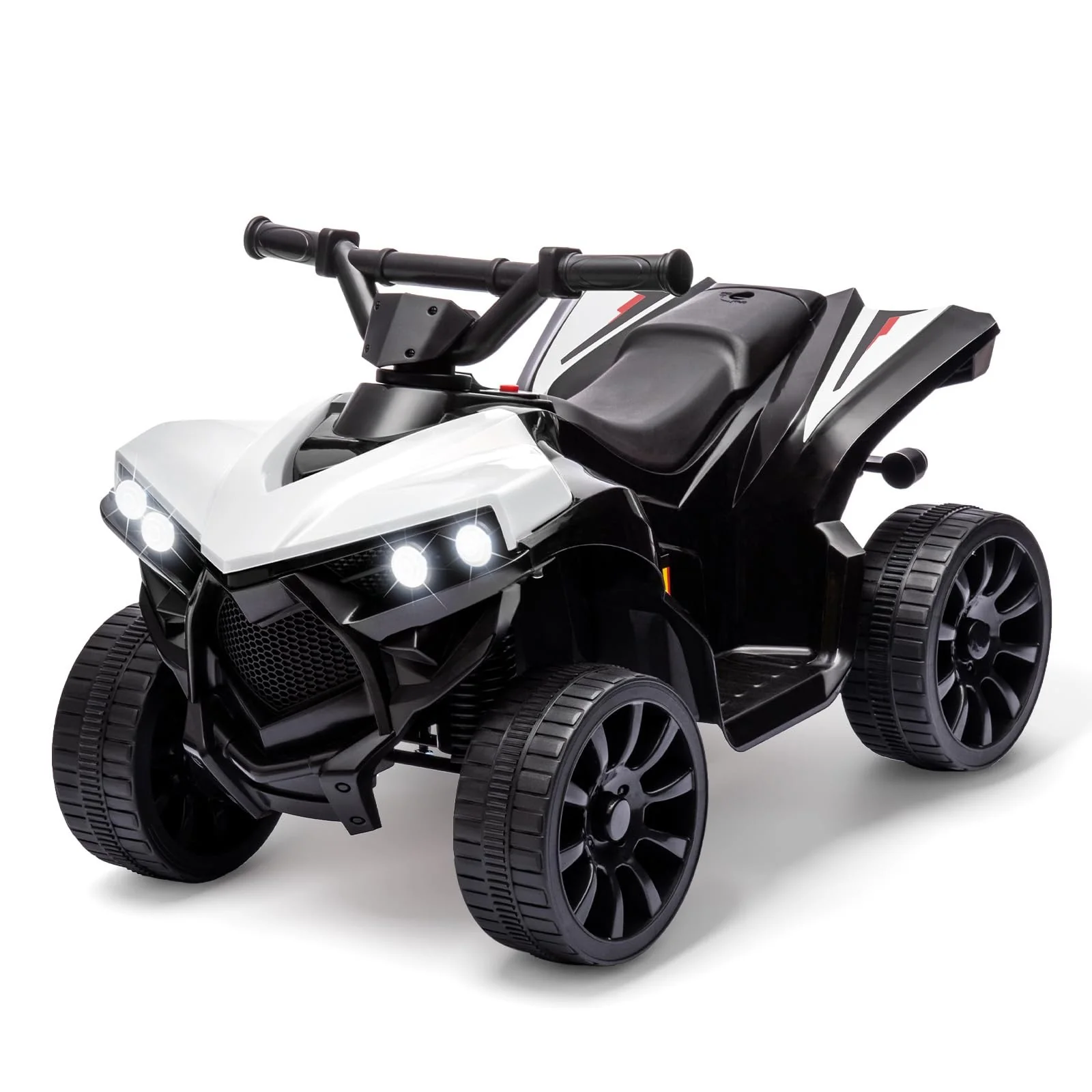 6V Kids Electric ATV Quad with Music & LED Lights - 1.8 MPH 4 Wheeler