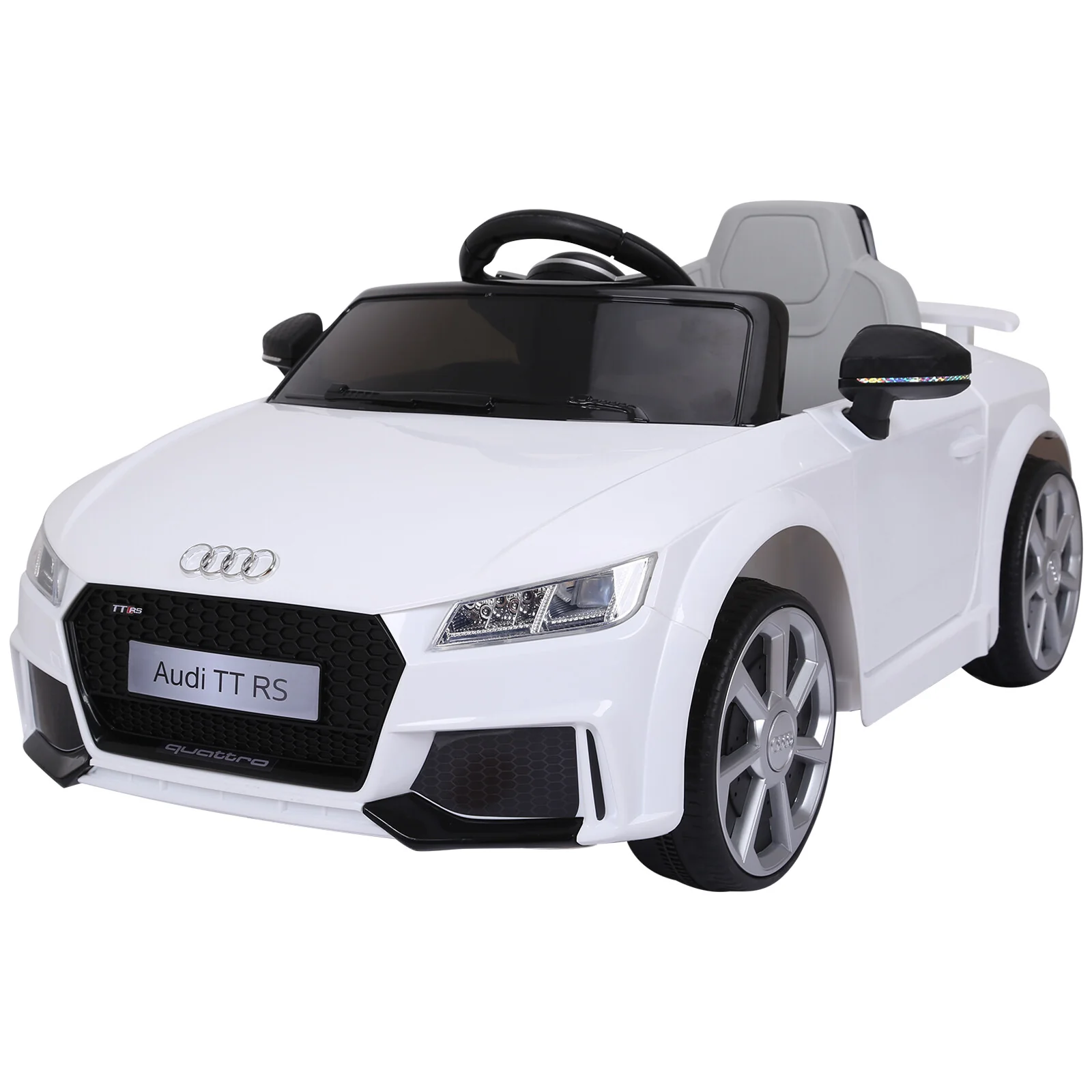 6V Licensed Audi Kids Ride-On Car Toy with Remote Control and Adjustable Speed