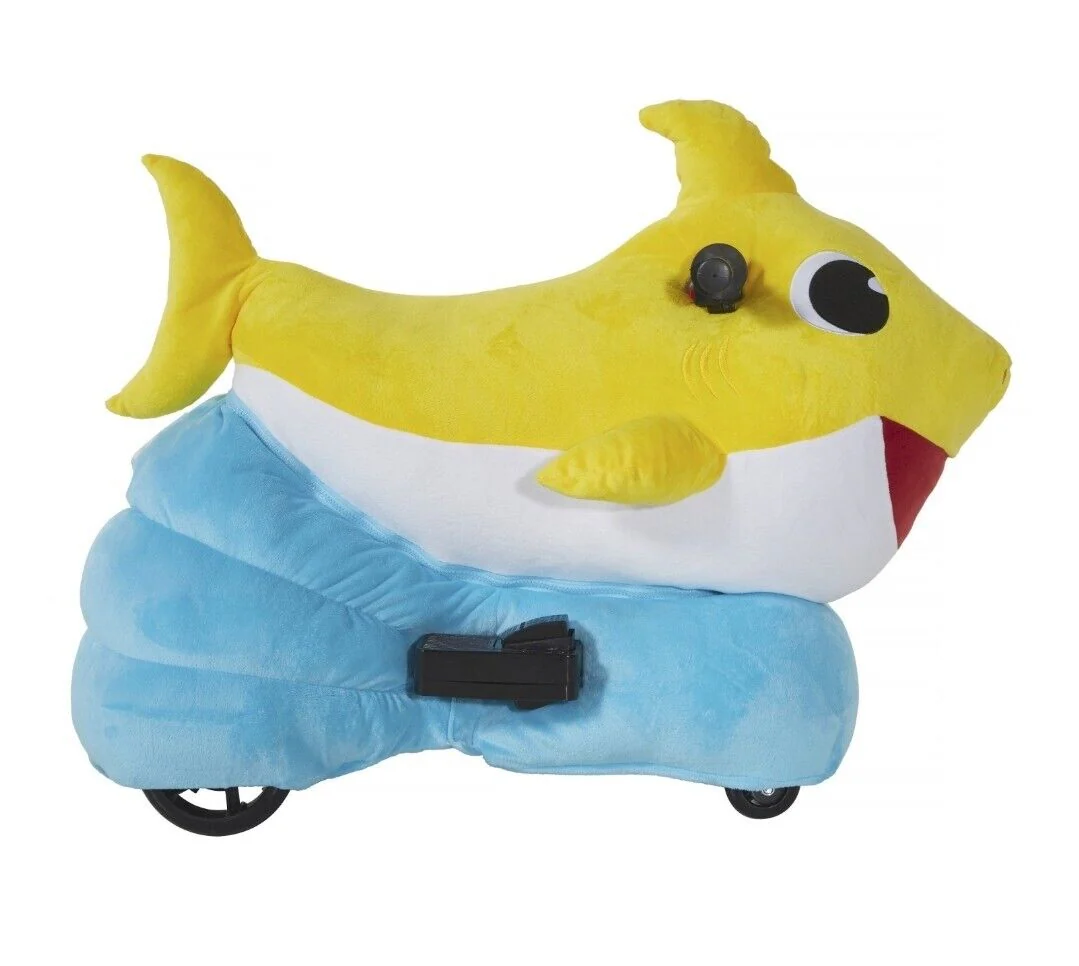 6V Baby Shark Plush Ride-On Toy by Dynacraft - Image 3