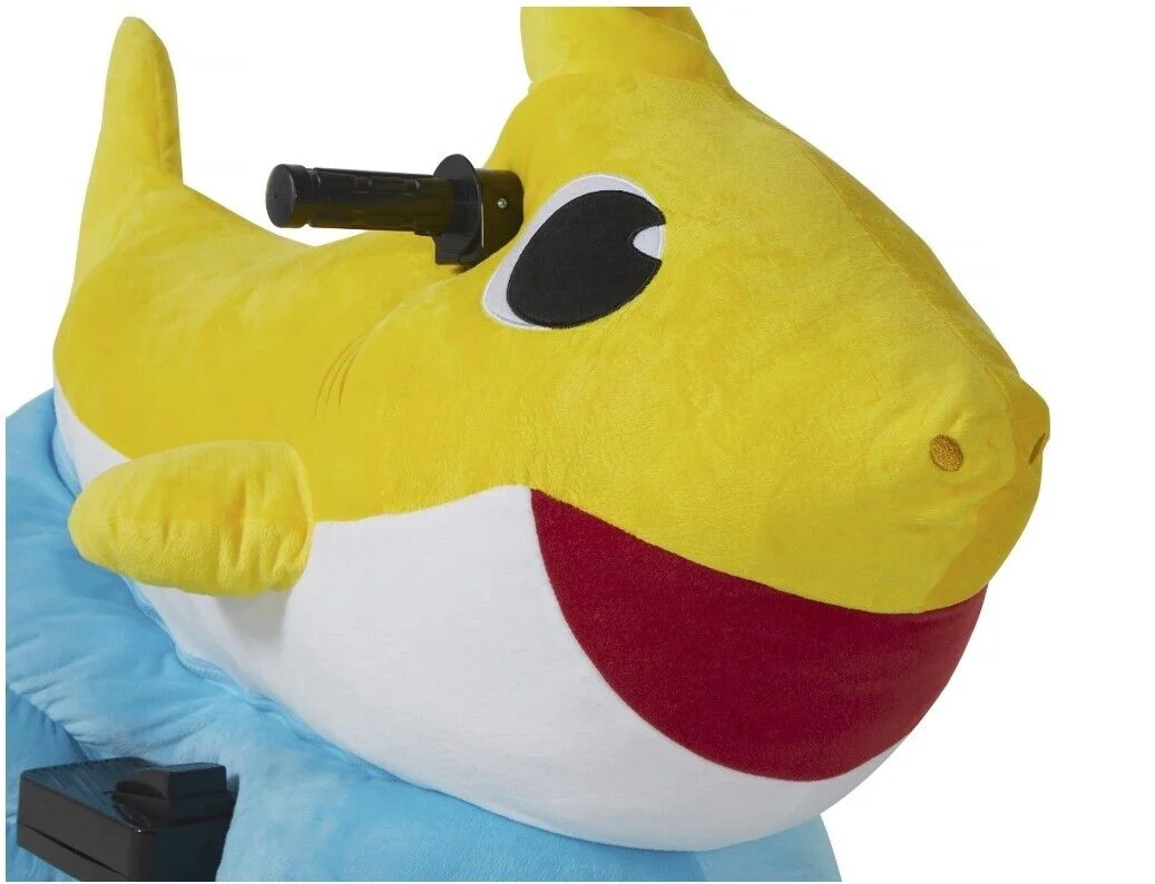 6V Baby Shark Plush Ride-On Toy by Dynacraft - Image 5