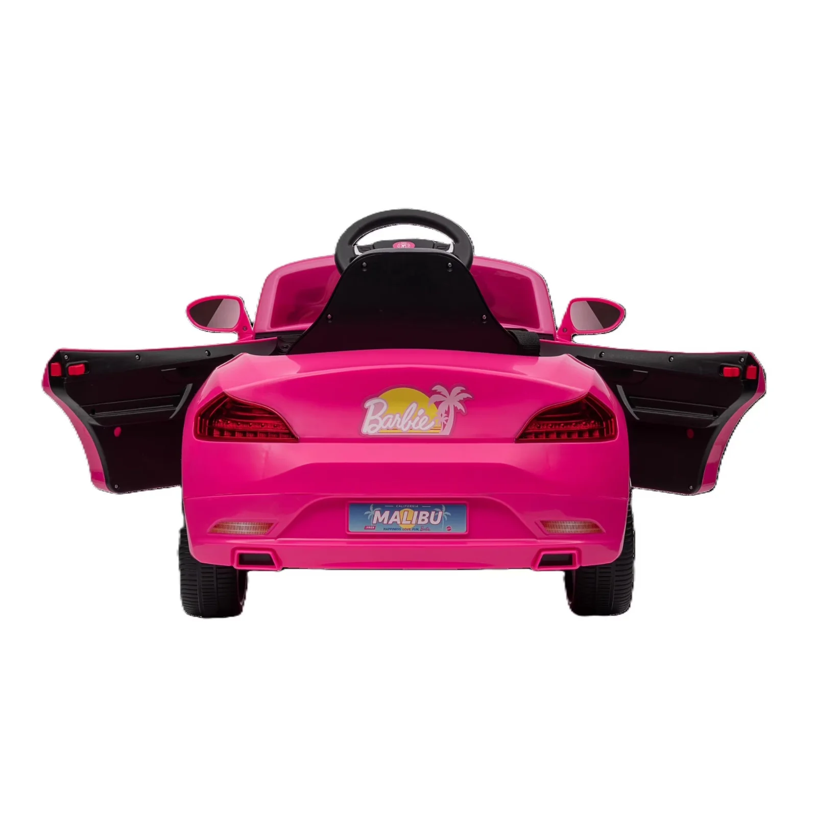 Barbie 6V Battery Operated Convertible Ride-On Car for Kids 3+ with Remote Control - Image 3
