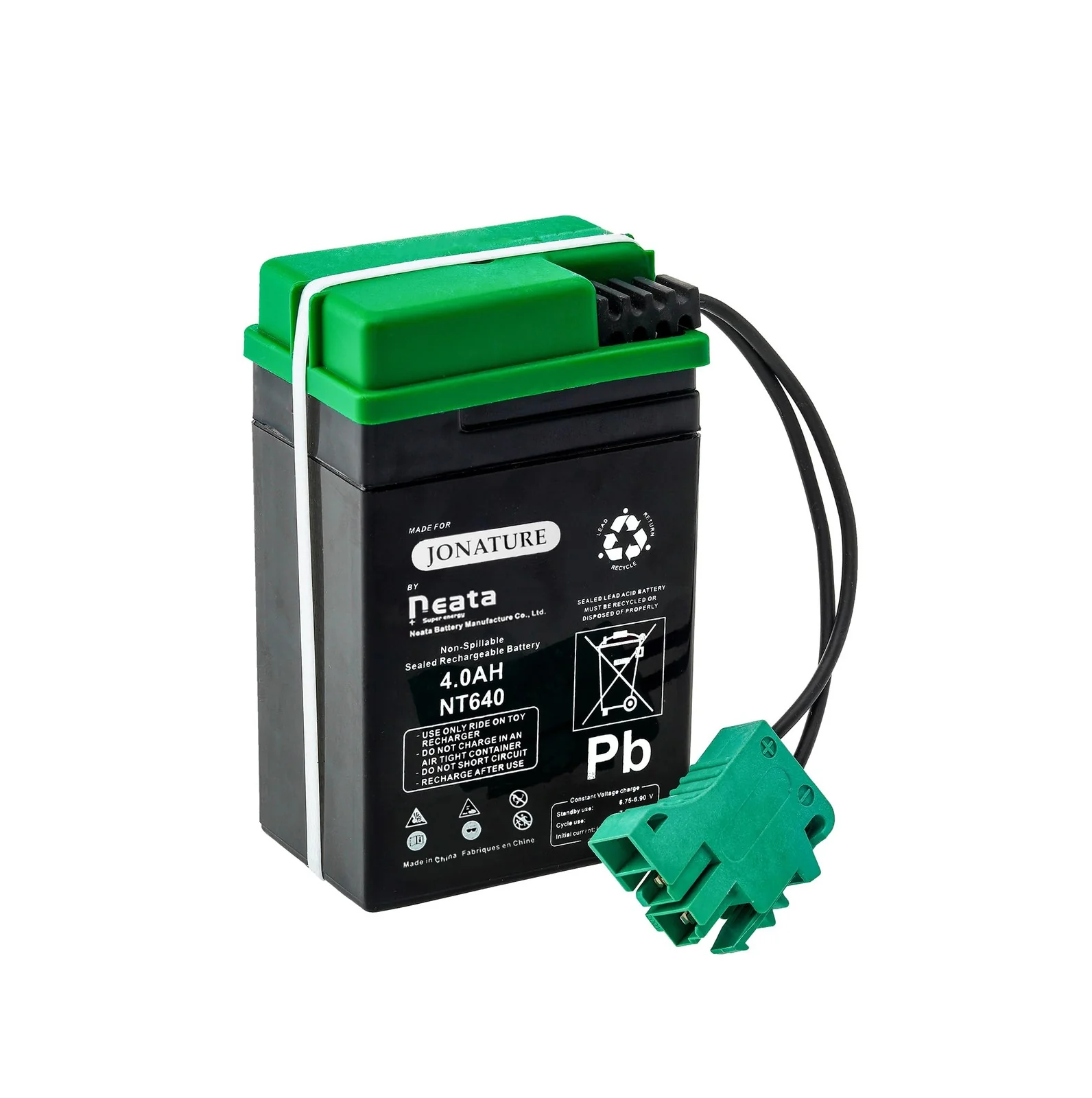 6V AA Battery and Charger Combo Kit for Peg Perego John Deere Express Toy Vehicle - Image 2