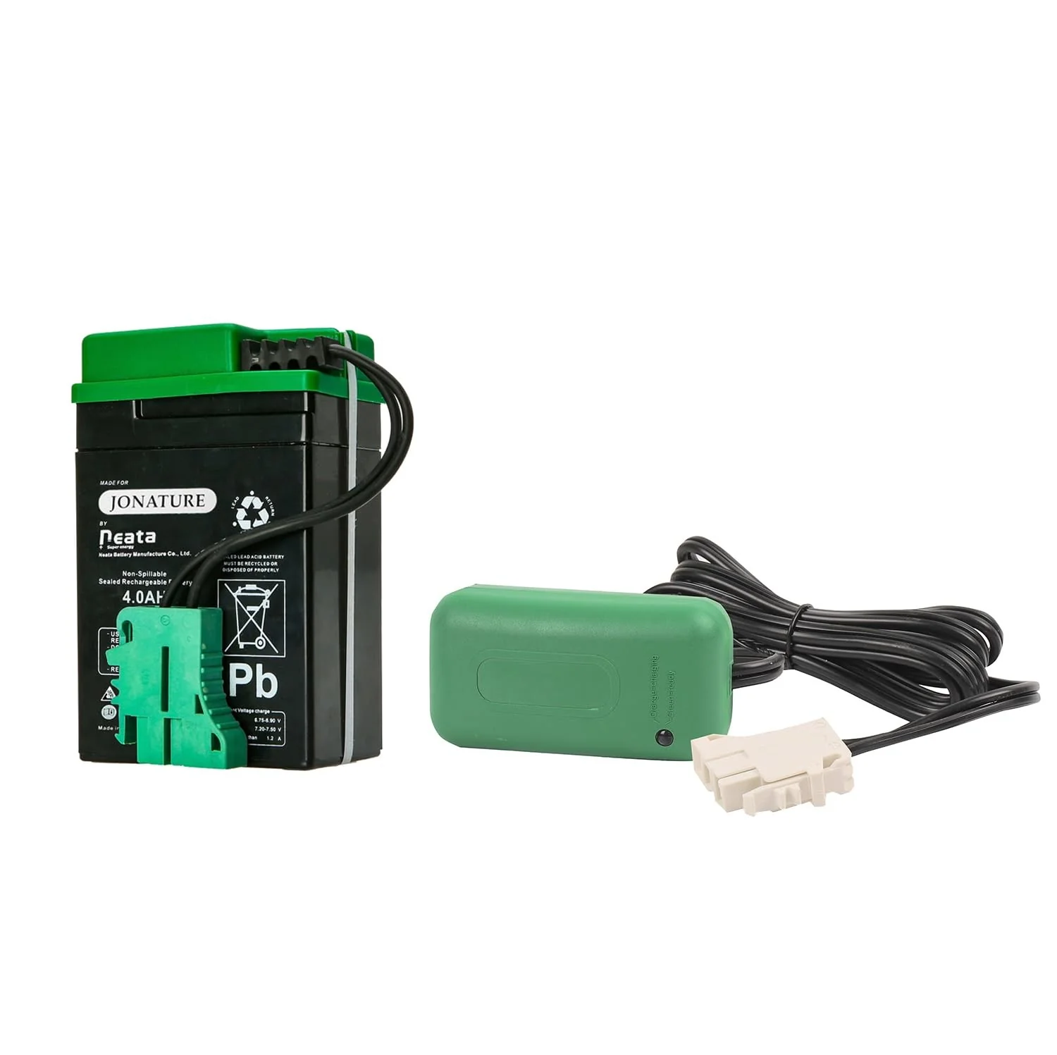 6V AA Battery and Charger Combo Kit for Peg Perego John Deere Express Toy Vehicle - Image 3