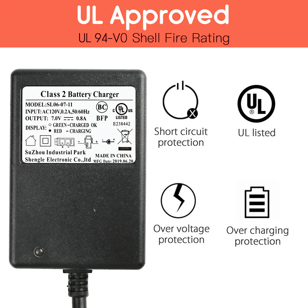 6V Battery and Charger Kit for BMW X6 Powered Ride-On Toy Cars Model 17033/17034/17044 - Image 6