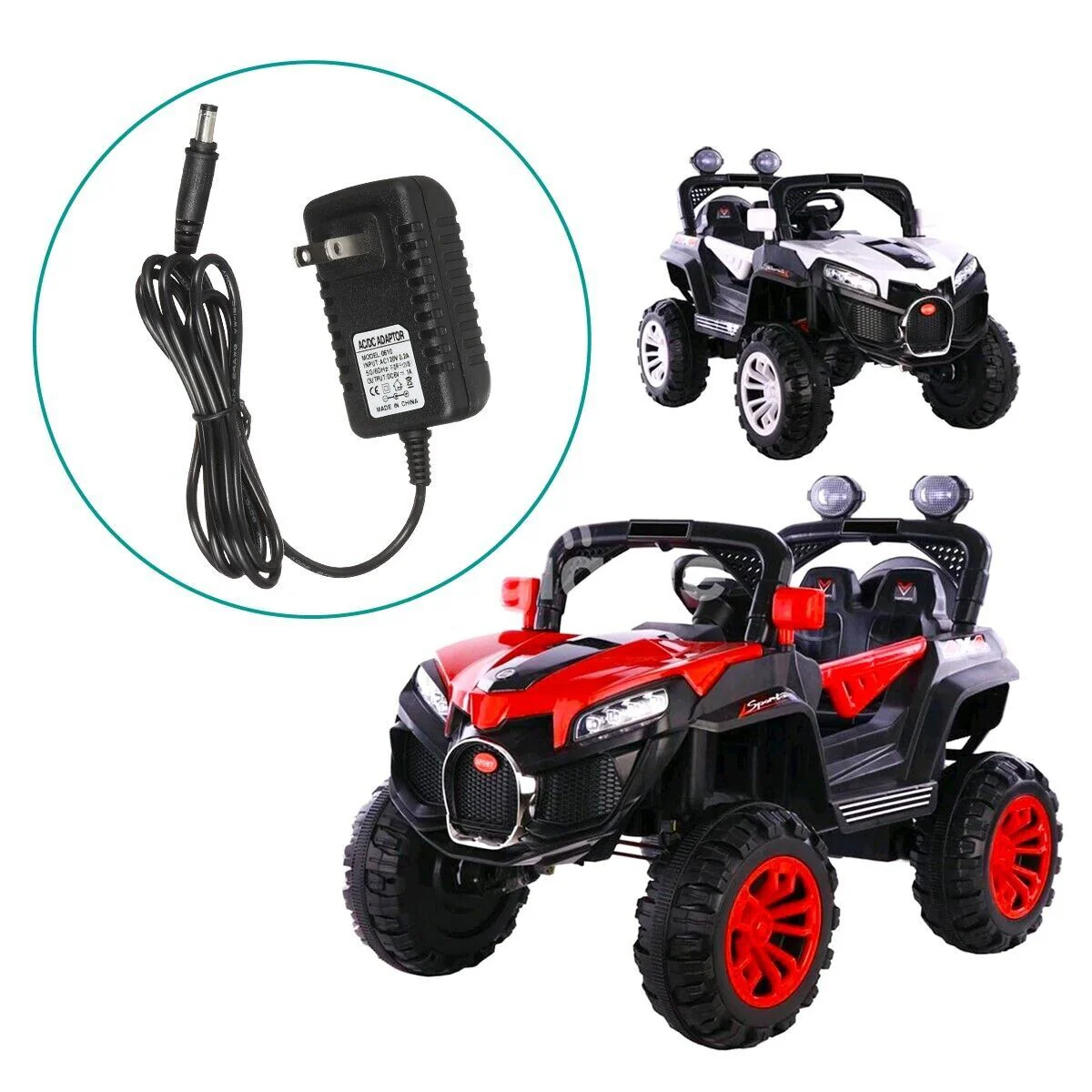 6V AA Battery Charger for Kids Powered Ride-On Car Kid Trax - Image 4