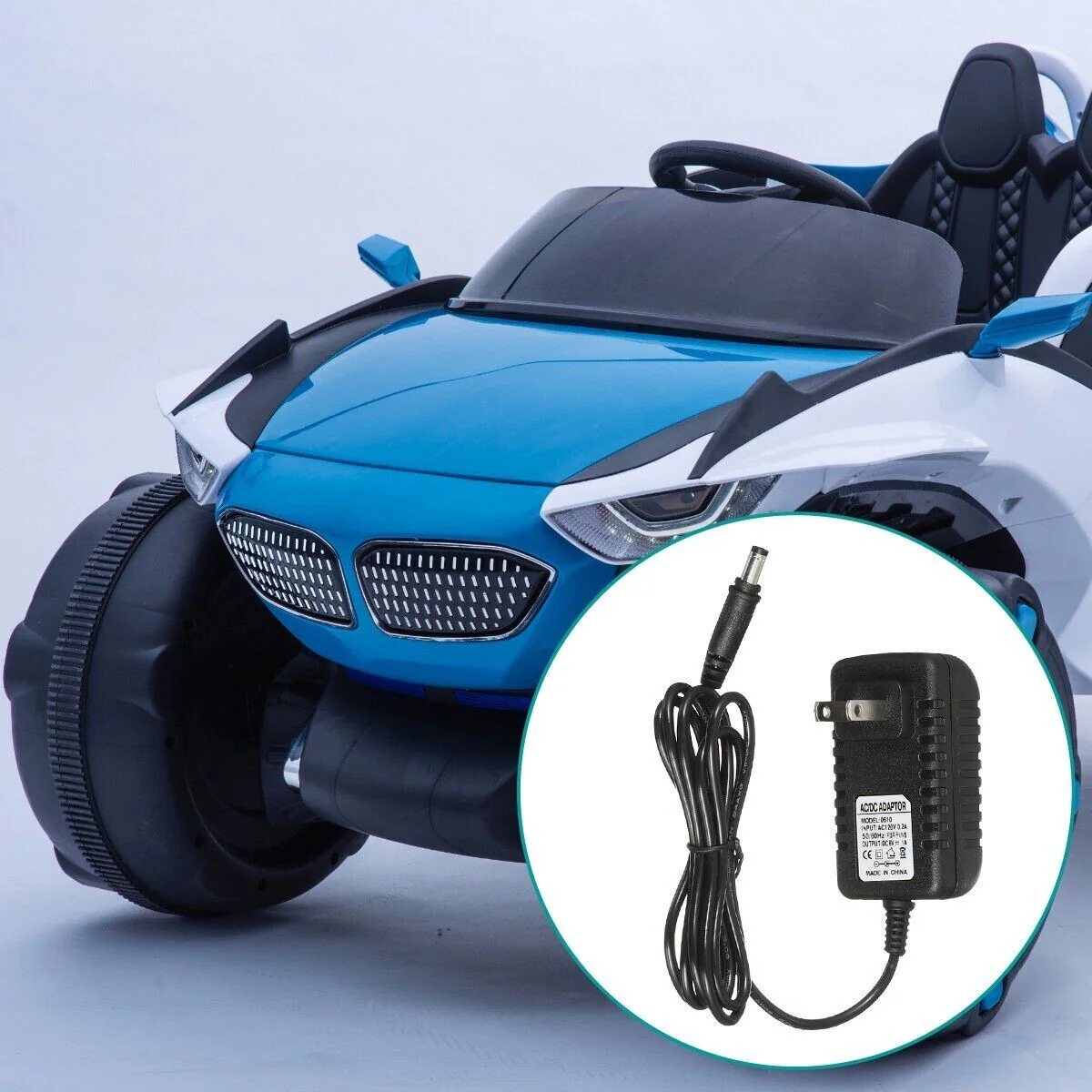 6V AA Battery Charger for Kids Powered Ride-On Car Kid Trax - Image 3