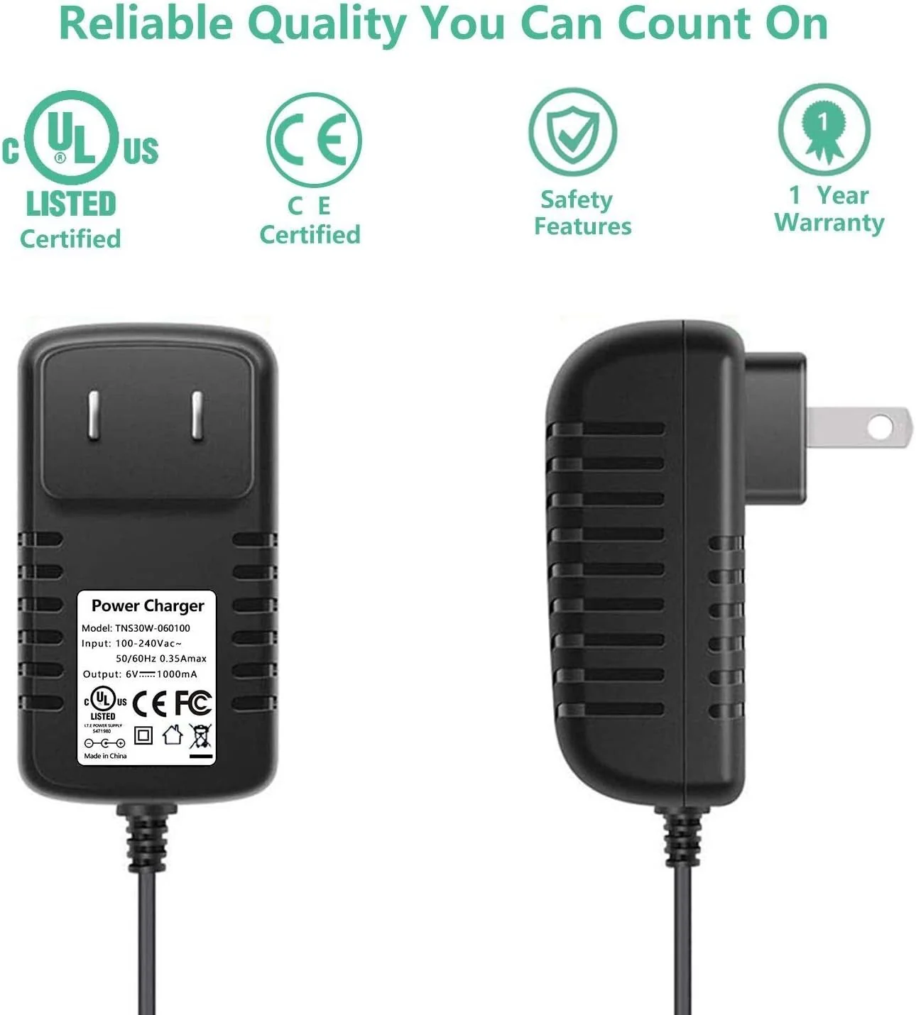 6V Battery Charger for Kids Ride-On Car Compatible with Toddler Quad and SUV - Image 5