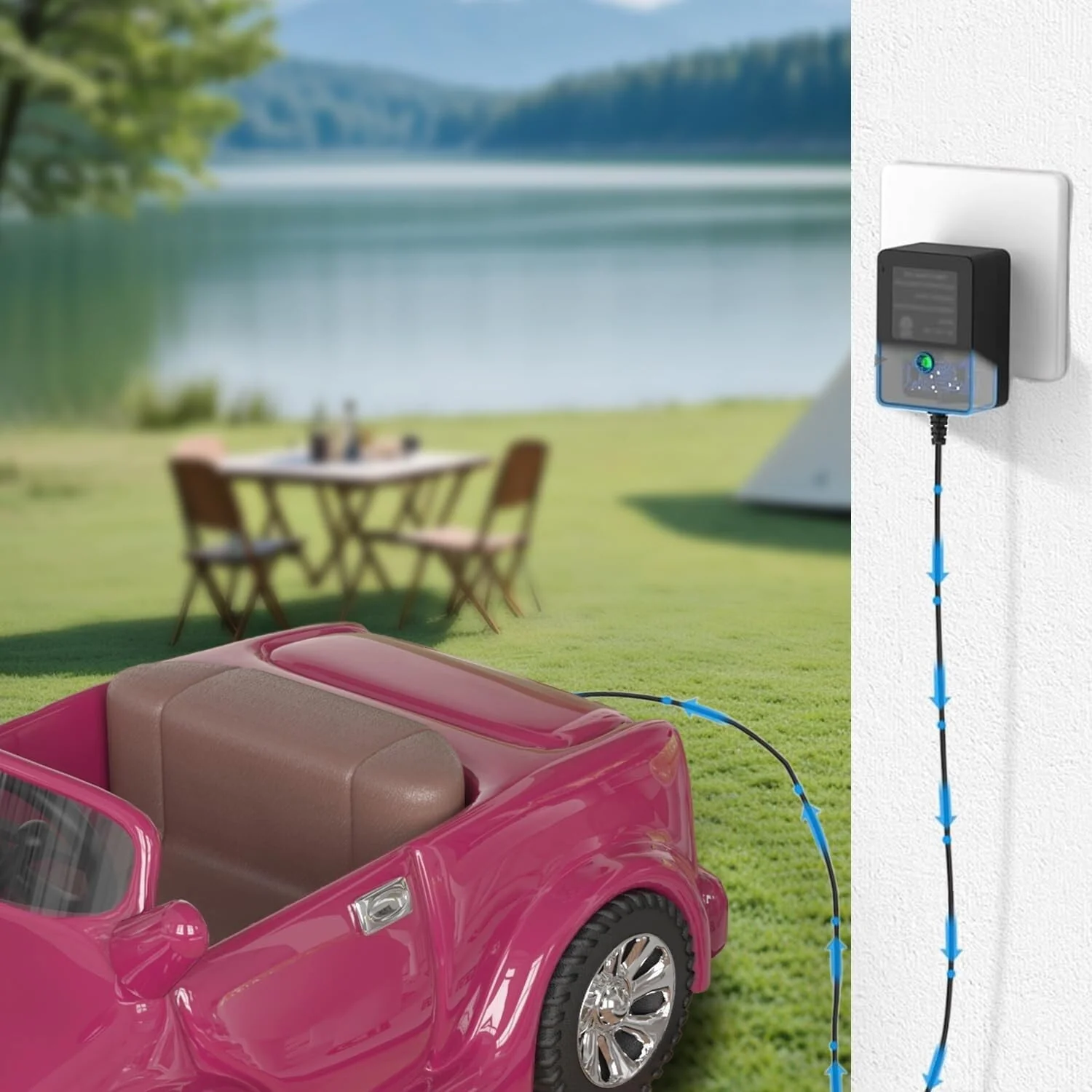 6V AA Battery Charger for Kids Ride-On Toys Safe Portable Charging Solution - Image 4