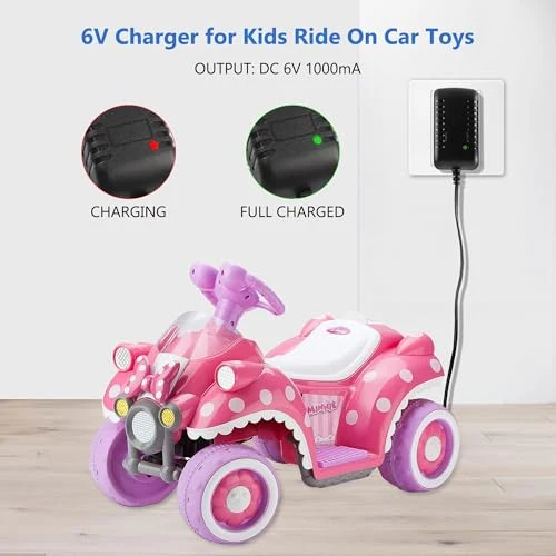 6V Charger for Ride-On Toy Cars, Fits BMX X6 and Kid TRAX GMC - Image 2