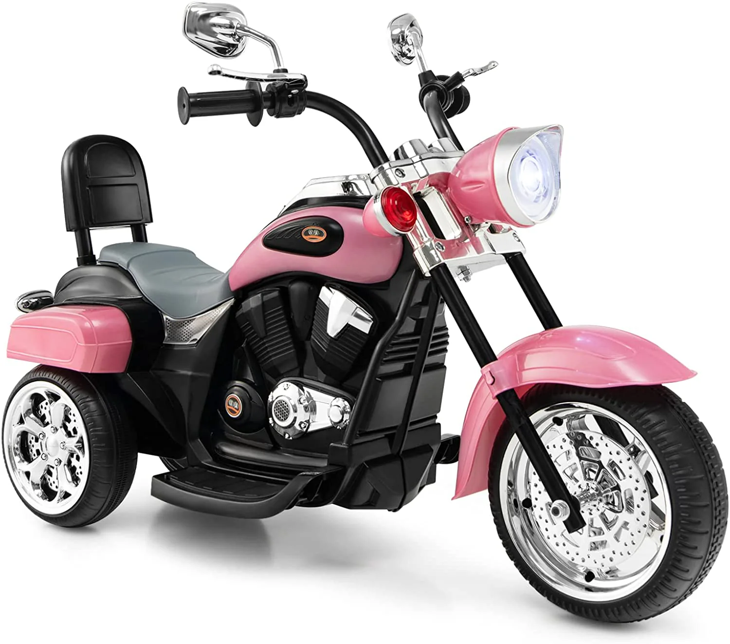 6V Battery Powered Kids Chopper Motorcycle with Pedal Switch - Image 2