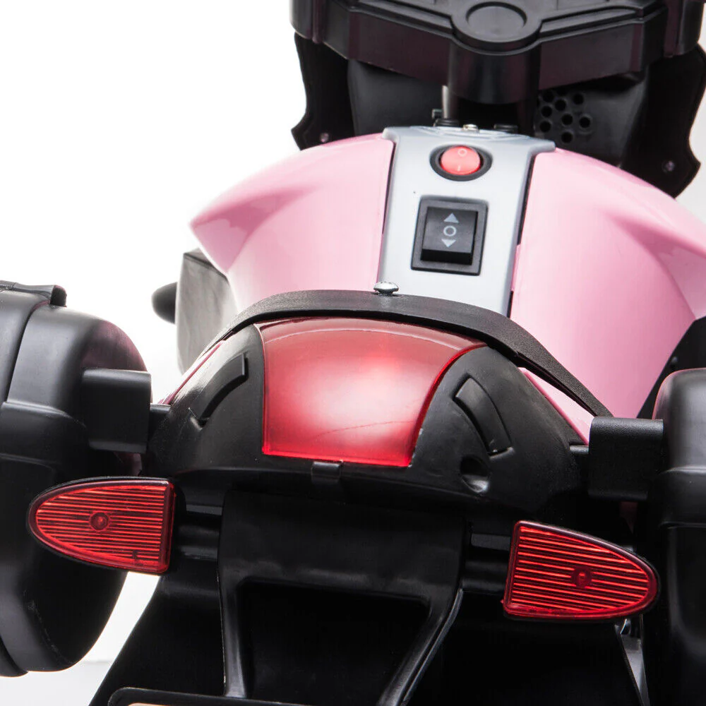 6V Battery Powered Kids Electric Motorcycle Ride-On Toy with Music - Image 23