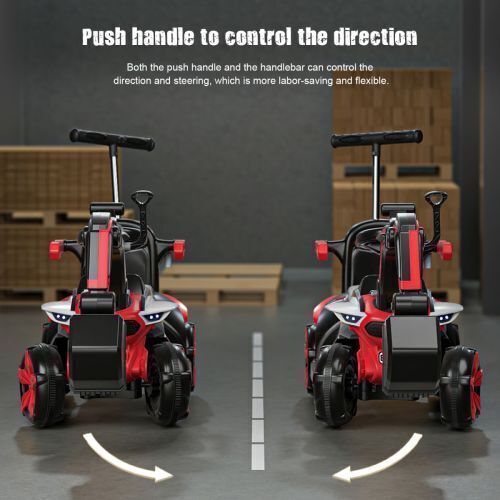 6V Battery-Powered Kids Excavator Tractor with LED Headlight, Helmet, and Rear Box - Image 33