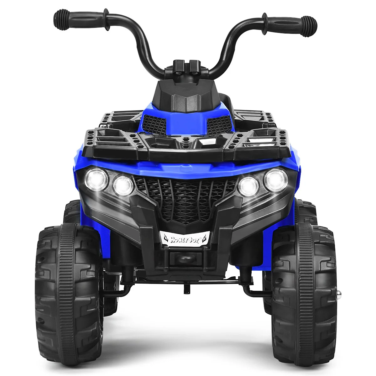 6V Battery-Powered Kids Ride-On ATV 4 Wheeler Quad with MP3 and LED Headlight Blue - Image 9