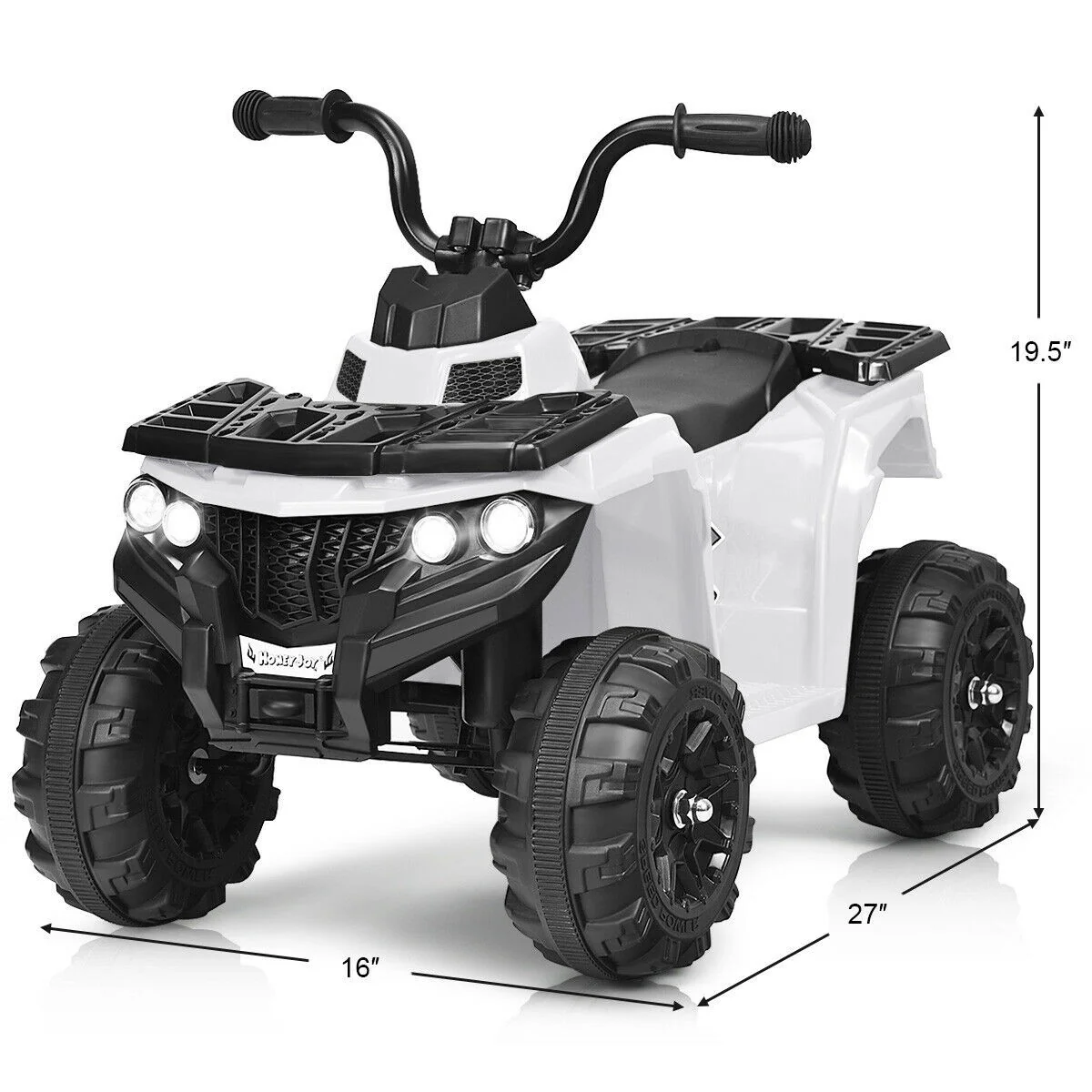 6V Battery Powered Kids Ride-On ATV 4-Wheeler Quad with MP3 and LED Headlight - Image 2