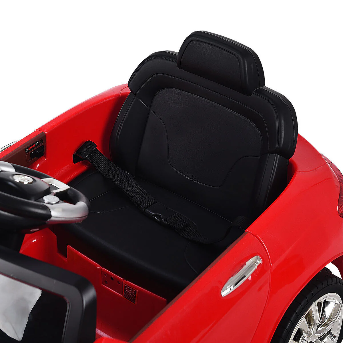 6V Battery Powered Kids Ride On Car with RC Remote Control and LED Lights - Image 3