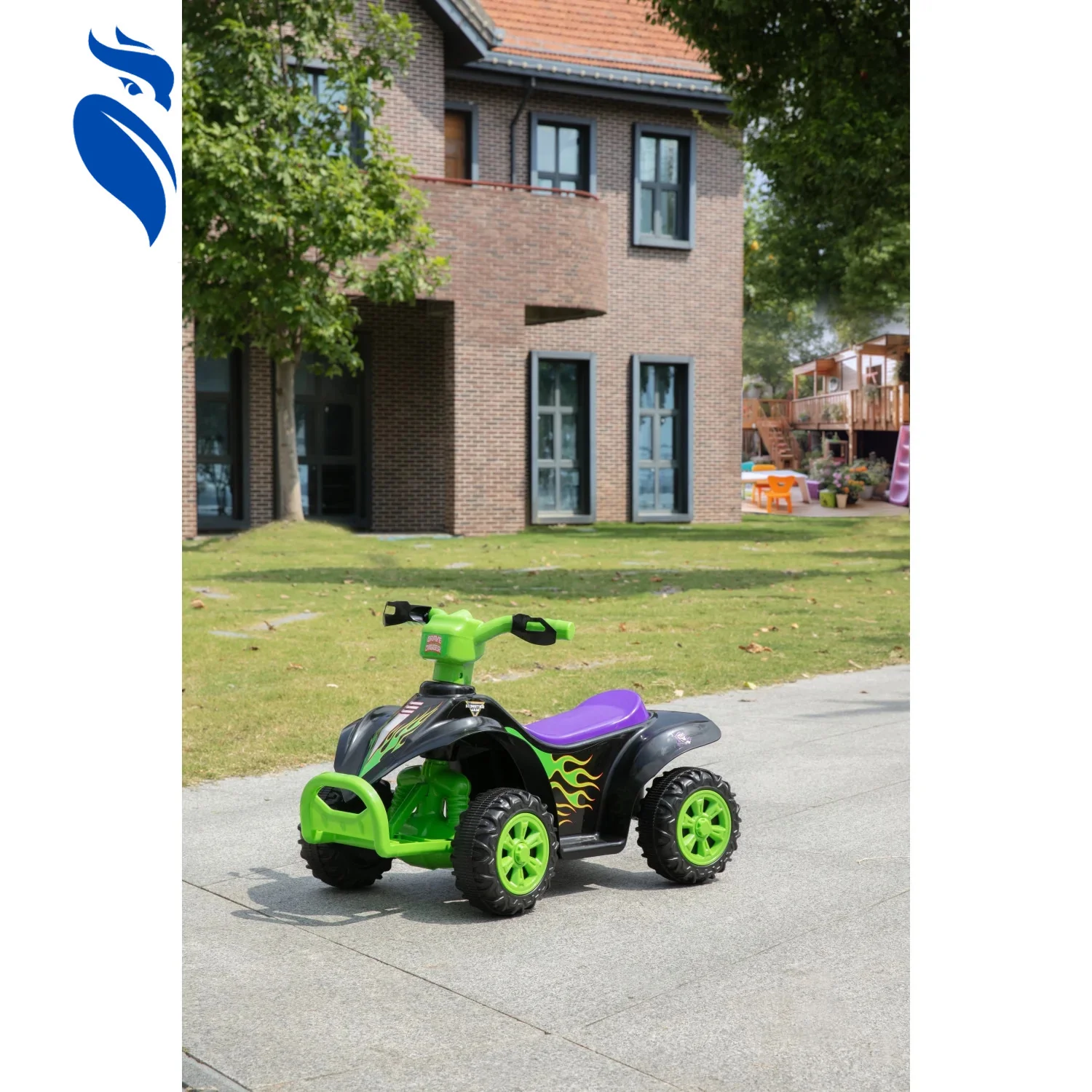 6V Battery-Powered Green Ride-On Toy for Kids Ages 1.5 and Up - Image 4