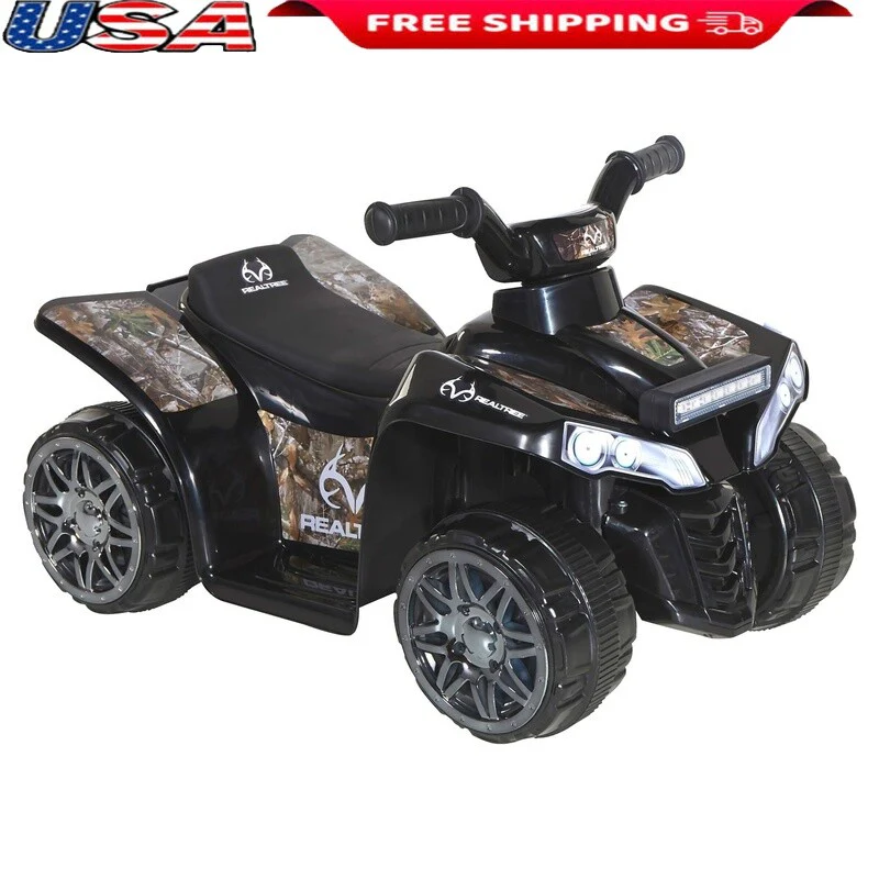 6V Battery-Powered Ride-On Quad for Boys and Girls Ages 18 Months to 3 Years