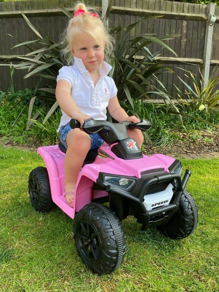 6V Battery Quad ATV Style Toy Bike for Kids - Perfect Gift with Four Wheels - Image 3