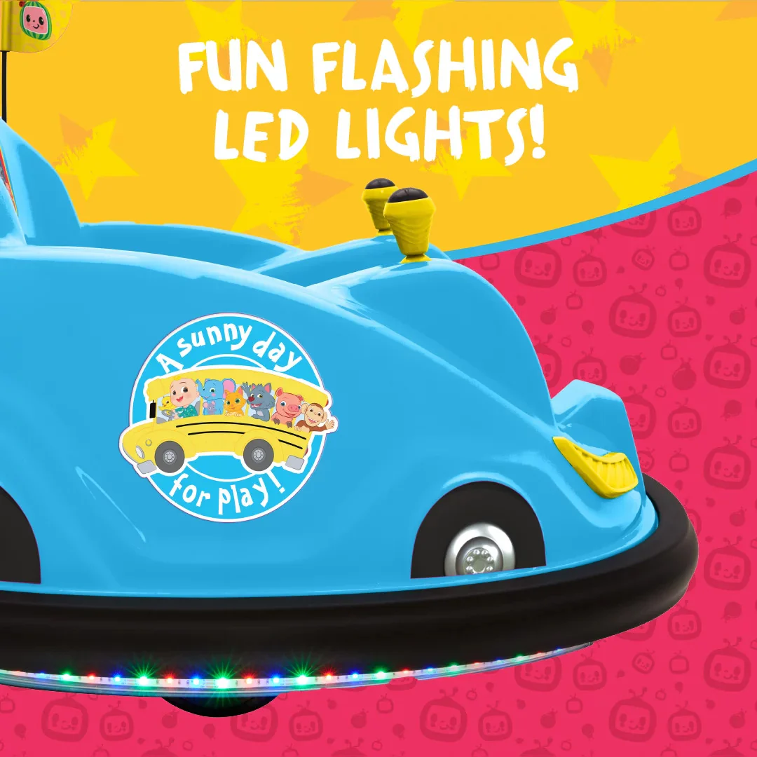 6V Battery-Powered Electric Bumper Ride-On Car for Kids by Flybar - Image 4