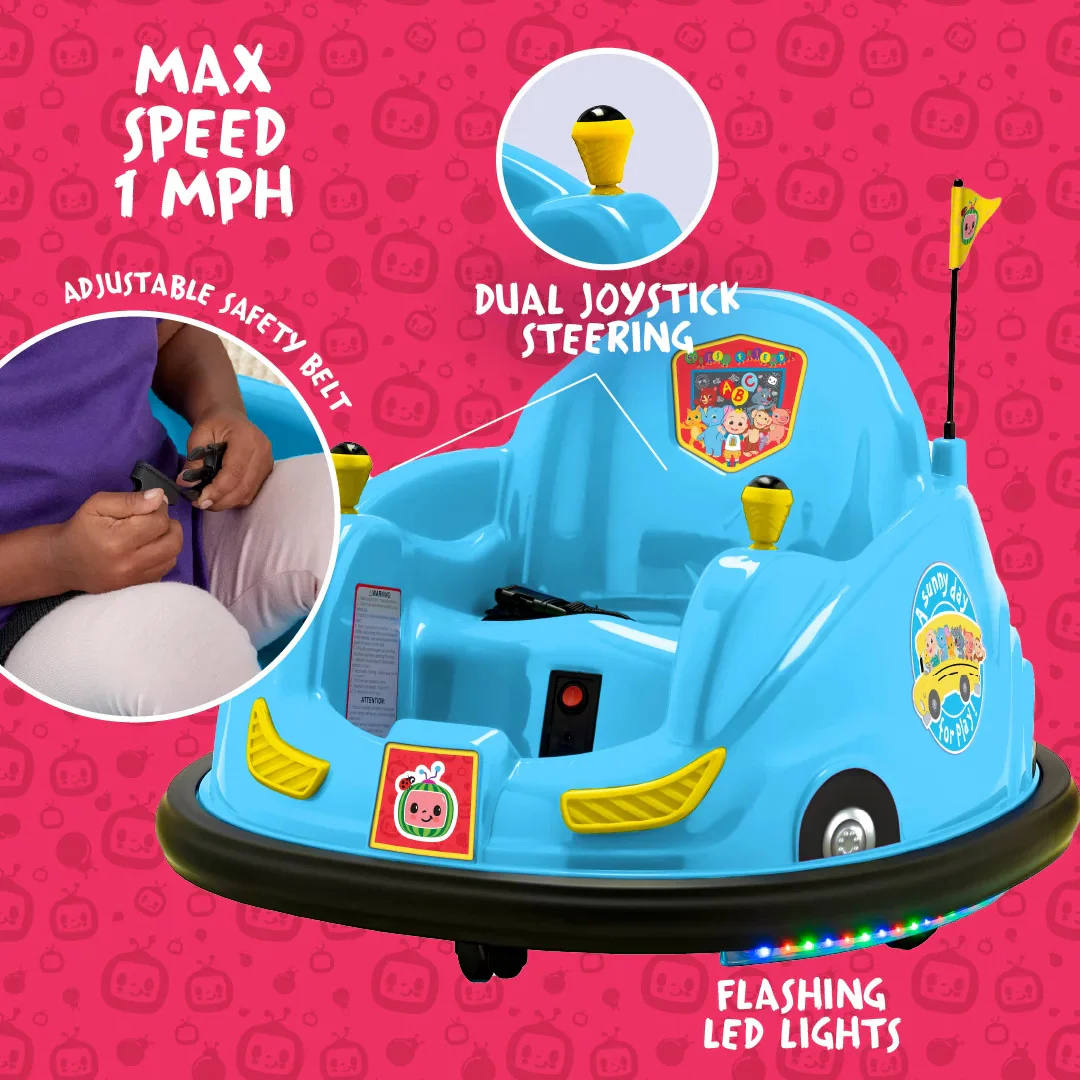 6V Battery-Powered Electric Bumper Ride-On Car for Kids by Flybar - Image 8
