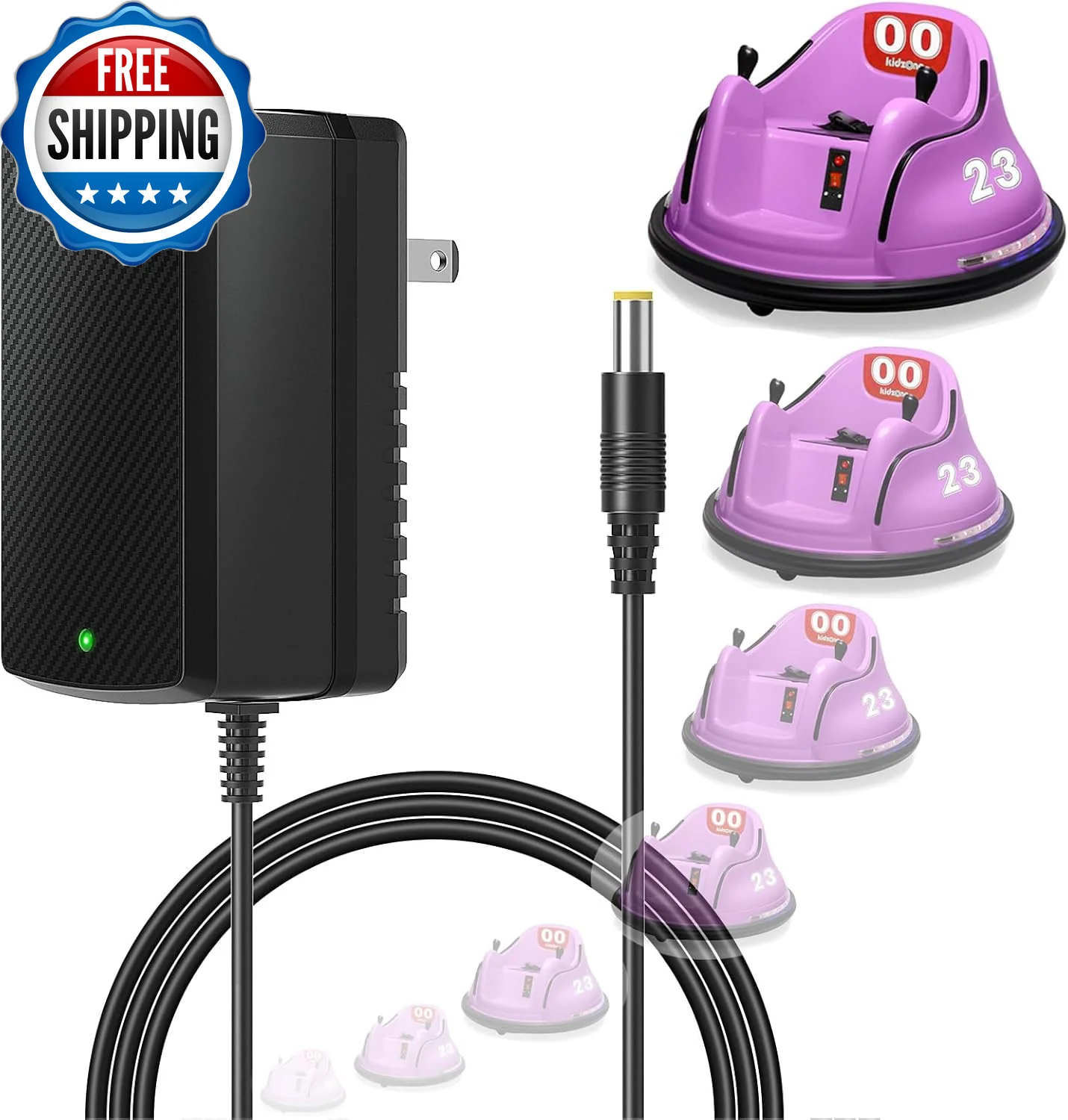 6V Charger for Kids Ride-On Cars and Kidzone Bumper Dynacraft SUV Toys - Image 8