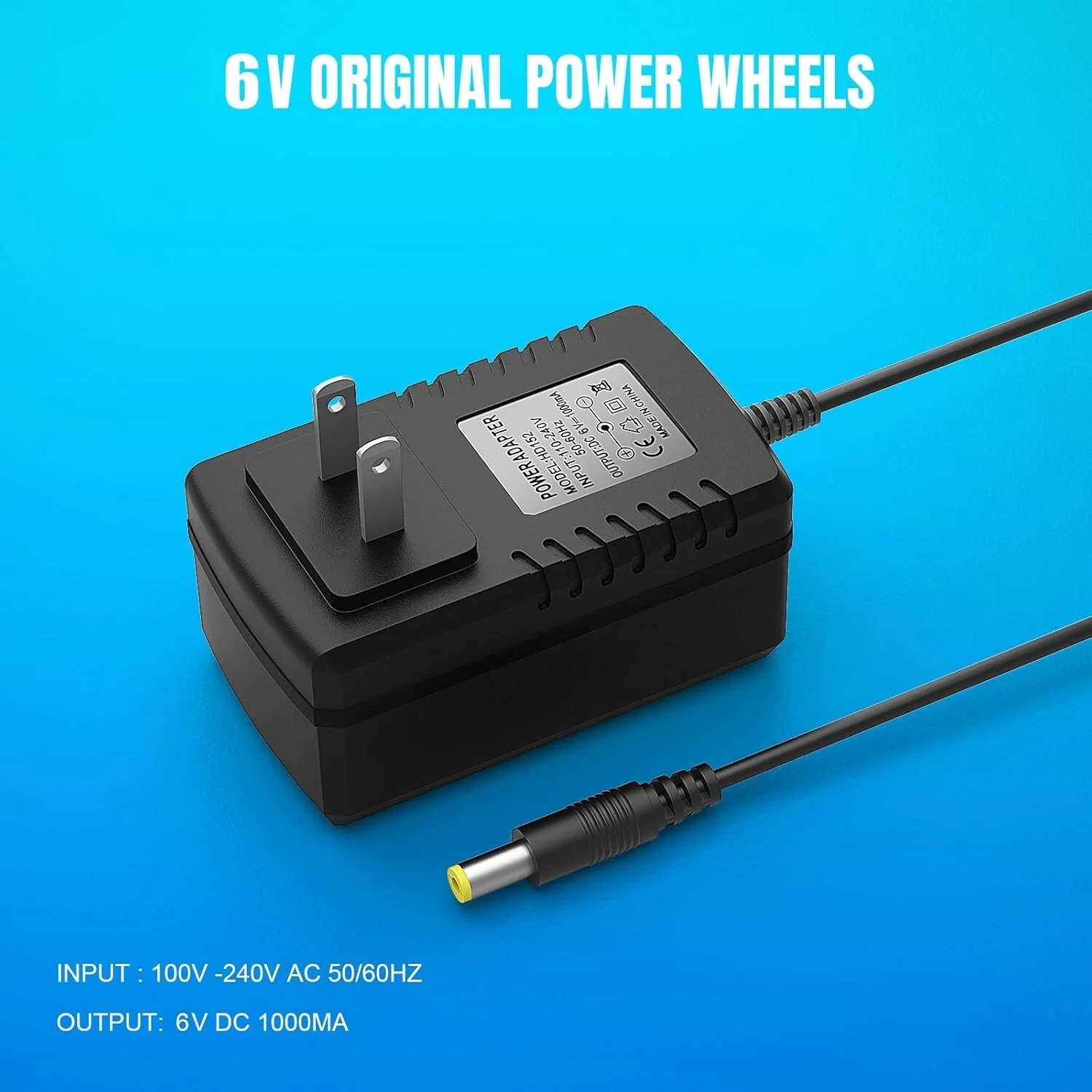 6V Charger for Kids Ride-On Cars Compatible with Wrangler SUV Kid Toys - Image 5