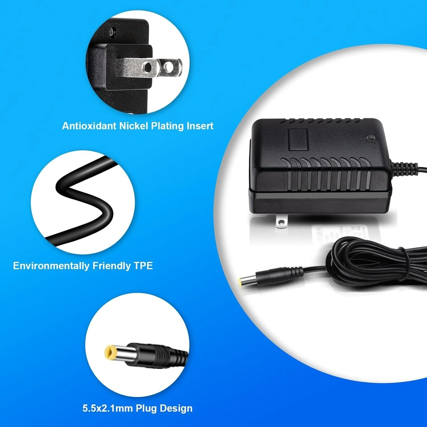 6V Battery Charger for Kids Ride-On Cars and Toddler Quad Toys - Image 7