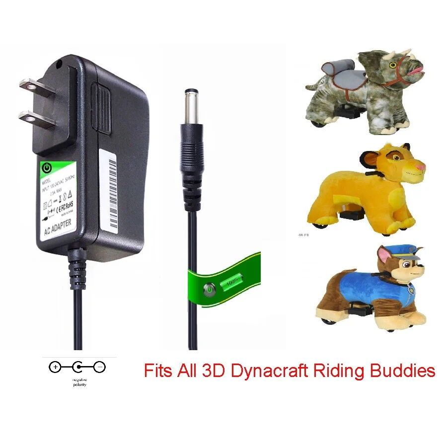 6V Circle Charger for 3D Dynacraft Buddies Paw Patrol Vehicles Chase Marshall Skye Simba - Image 2